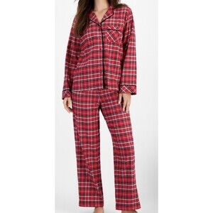 Charter Club Women's 2-Pc. Cotton Flannel Packaged Pajamas Set, Size XXL NWT